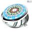 Pocket mirror - with millefiori - Original Murano Glass OMG