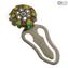 Lesezeichen - mit Millefiori - Original Murano Glass OMG