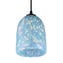 Lampe à suspension Millefiori - Bleu clair - Verre de Murano original