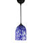 Lampe à suspension Millefiori - Bleu - Verre de Murano original