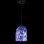 Lámpara colgante Millefiori - Azul - Cristal de Murano original
