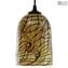 Hanging Lamp Web - Sand - Original Murano