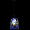 Hanging Lamp Mirò - Blue - Original Murano