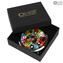 Pocket Mirror - with millefiori - Original Murano Glass OMG