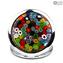 Pocket Mirror - with millefiori - Original Murano Glass OMG