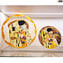 The Kiss Plate - Klimt Tribute - Round Big