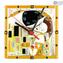 Table Clock The Kiss - Klimt - Original Murano Glass OMG