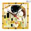 Tischuhr The Kiss - Klimt - Original Muranoglas OMG