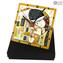 Reloj de mesa The Kiss - Klimt - Cristal de Murano original OMG