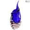 Vase Wave - Sommerso - Murano Glass