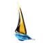 Sailing Boat Baleton  - Original Murano Glass sculpture