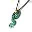 Pendentif serpent - Vert - Verre de Murano original