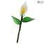 Fiore Calla - Lavorata a Lume - Original Murano Glass OMG