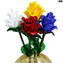 Rosenblume - Gelb - Original Murano Glas OMG