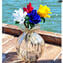 Rosenblume - Blau - Original Murano Glas OMG