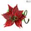 Tischkartenhalter - handgefertigt - Original Murano Glass OMG