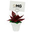 Tischkartenhalter - handgefertigt - Original Murano Glass OMG