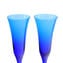 Bicchieri Blu - Set di 2 Flute Classici