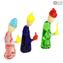 Weihnachtskrippe - Mit Blattgold - Original Muranoglas OMG