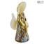 Murrina Millefiori Angel - All Gold - Verre de Murano original OMG