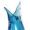 花瓶燕子Baleton-淺藍色Sommerso-原裝Murano玻璃OMG