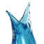 Florero Swallow Baleton - Azul claro Sommerso - Cristal de Murano original OMG