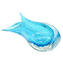 Florero Swallow Baleton - Azul claro Sommerso - Cristal de Murano original OMG