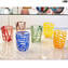Set mit 6 Gläsern Filanti - Mix Farben Tumbler - Original Murano Glass OMG