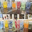 Juego de 6 vasos Filanti - Vasos Mix colores - Cristal de Murano original OMG