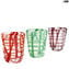 Set de 6 verres Filanti - Gobelets Mix couleurs - Verre de Murano Original OMG