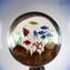 Disc on Stand Table Lamp - Aquarium - Original Murano Glass