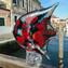 Angel Fish Abstract - sculpture en verre de Murano