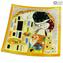 The Kiss Plate - Homenaje a Klimt - Cuadrado