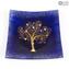 Leere Tasche - Klimt Baum des Lebens - Original Murano Glass OMG