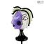 Tribute Picasso - Violet - Verre de Murano