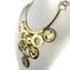 Klimt Pendant - Glass Painted 24kt Gold - Original Murano Glass OMG