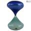 Sanduhr - Blau - Original Murano Glass Omg