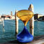 Hourglass - Yellow - Original Murano Glass Omg