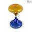 Ampulheta - Amarelo - Original Murano Glass Omg