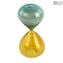 Sanduhr - Gelb - Original Murano Glass Omg