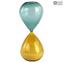 Sanduhr - Gelb - Original Murano Glass Omg