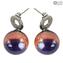 Uran Earrings - Antica Murrina Collection - Original Murano Glass OMG