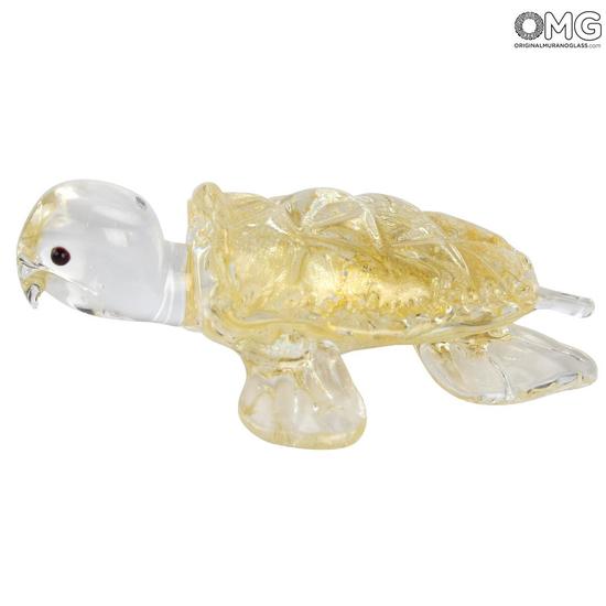 large murano glass turtle