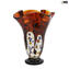 Ambre Tulipano - Vase Millefiori - Verre de Murano Original OMG