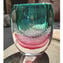 花瓶の泡ボウルSommersoVenixeグリーン-オリジナルのMuranoGlassOMG®
