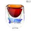 Vase Bubble Bowl Sommerso Venixe Ibis Red Blue - زجاج مورانو الأصلي OMG®