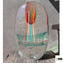 Stone Bubble Sculpture Sommerso Venixe Ibis RedGreen-オリジナルのMuranoGlassOMG®