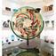 Disc on Stand - Filante Fantasy - Original Murano Glass