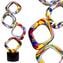 Rubik Cube Sculpture - Color Splash - Original Murano Glass OMG