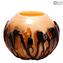 テッラディシエナ-花瓶-オリジナルムラーノグラス